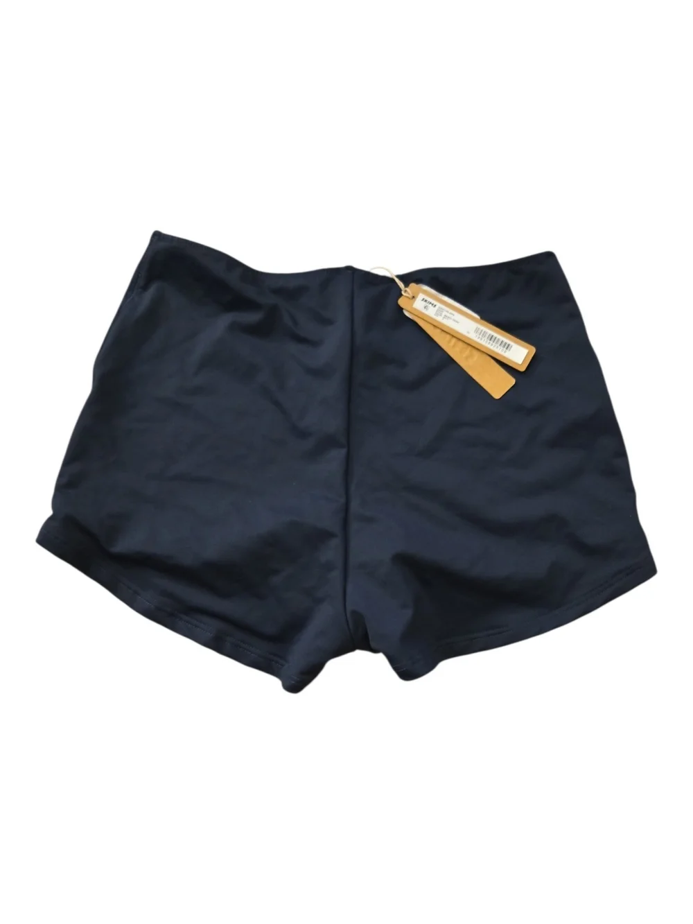 NWT SKIMS Signature Swim Short Boyshorts Navy Blue Small